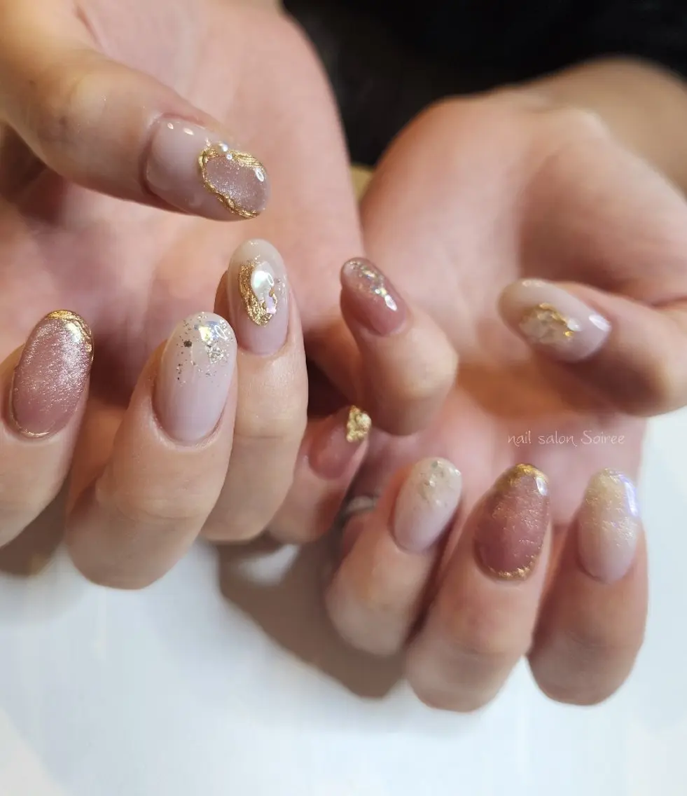 ネイル ブライダルネイル nail salon Soireeのネイルデザイン