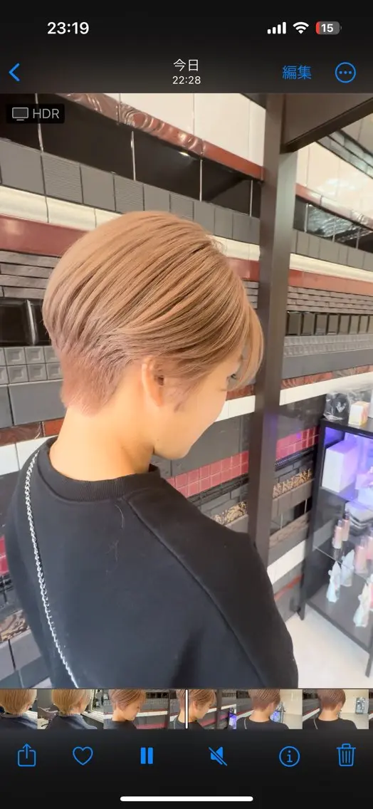 ショート カラー ショート×ブリーチ Lyuca/yujiのヘアスタイル