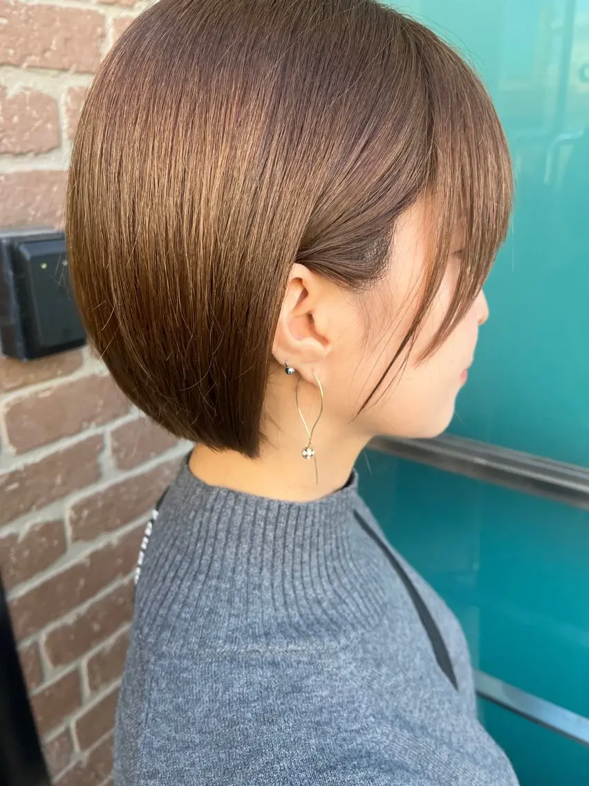 ショート カラー メンズ 久木原 ゆりのヘアスタイル