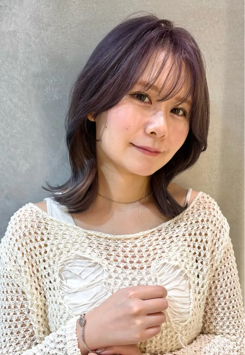 ミディアム カラー カット ヘアカラー トリートメント 🌈レイヤーカット/ /吉田悟志🌈のヘアスタイル