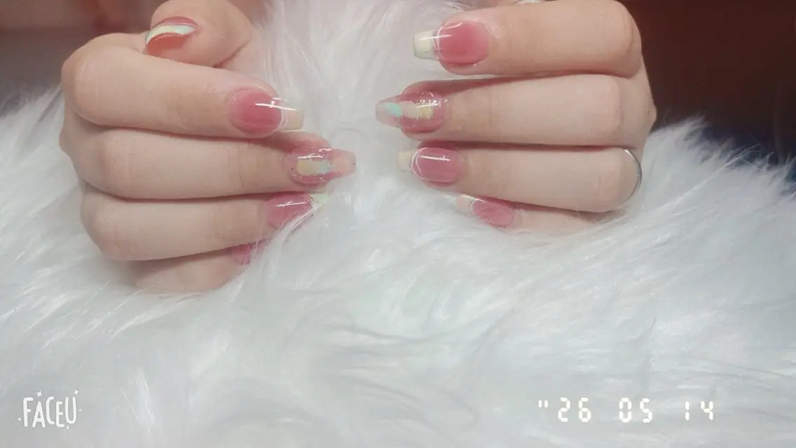 ネイル 長さ出し ネイルチップ 小林 ゆりのネイルデザイン