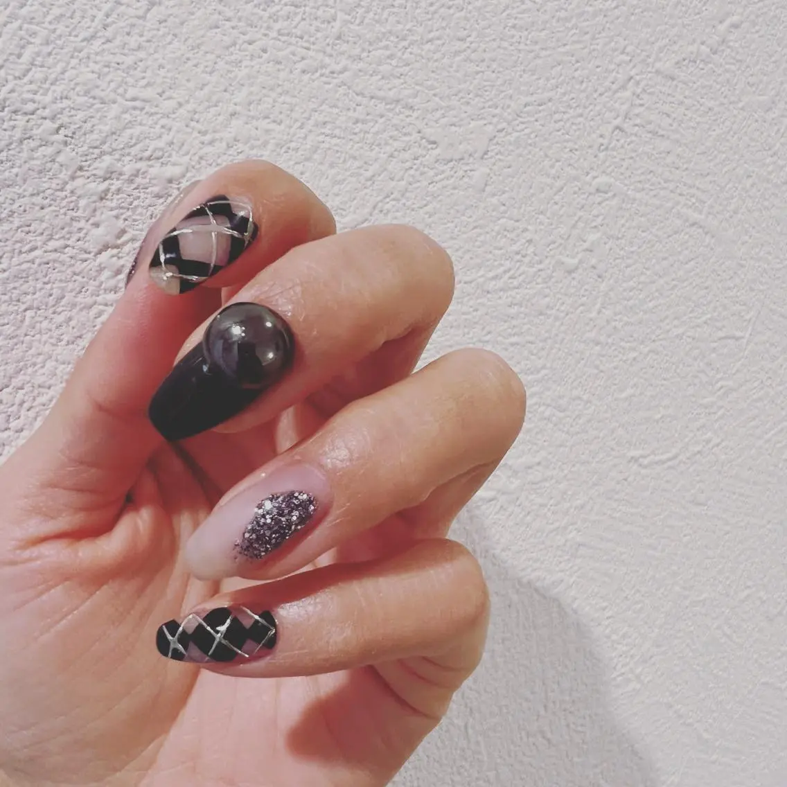 ネイル 長さ出し ジェルネイル 韓国ネイル 持ち込み ニュアンスネイル ハンドネイル MH Nailのネイルデザイン