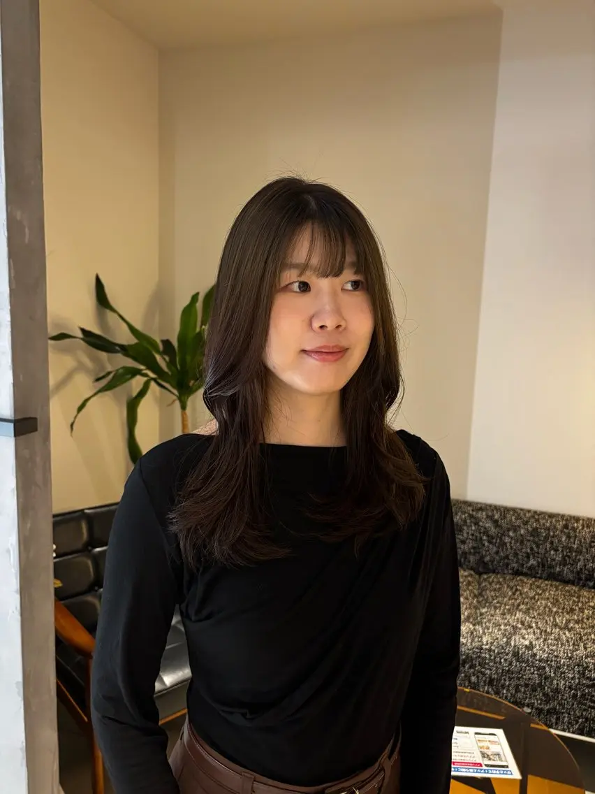 ロング カット KAREN(ému) 伏見/カットモデルのヘアスタイル