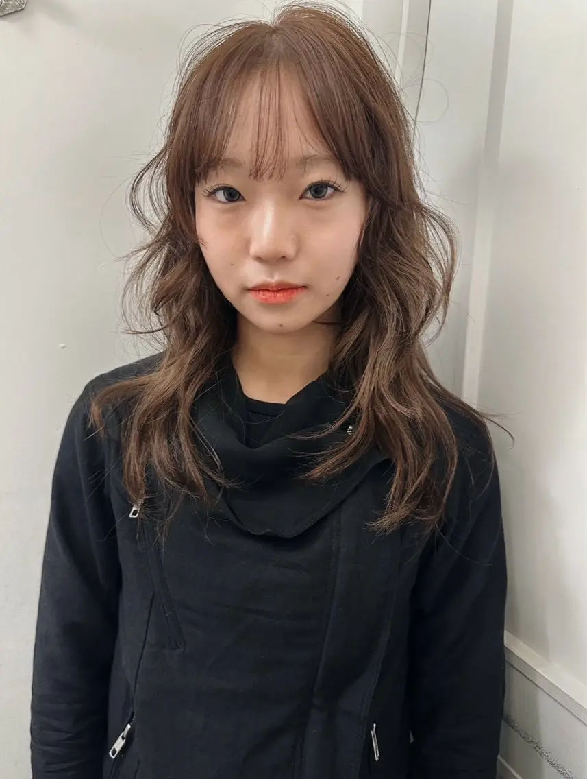 ロング ヘアカラー ベージュカラー 🎀 ナナのヘアスタイル