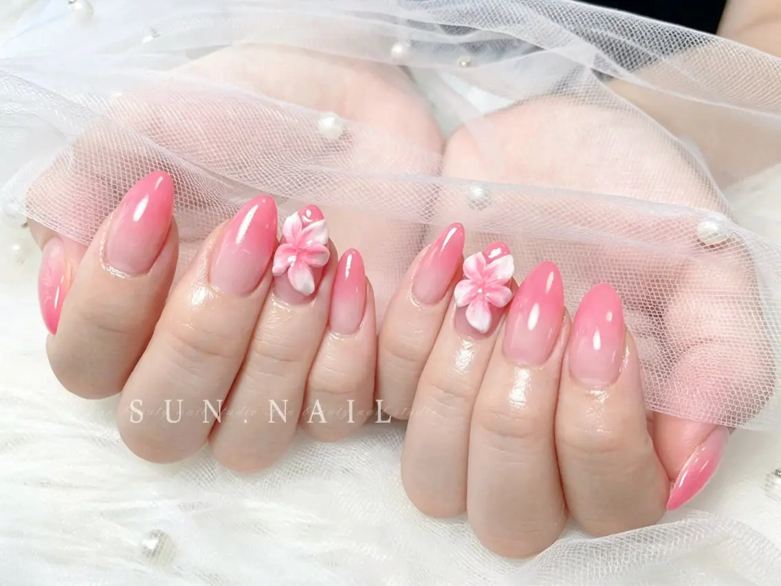 ネイル ハンドネイル ハンドケア SUN nail上本町のネイルデザイン