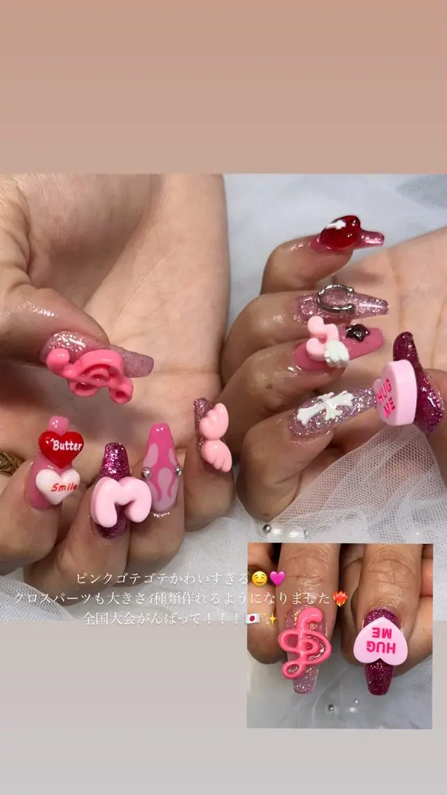 ロング yuka ♡のネイルデザイン
