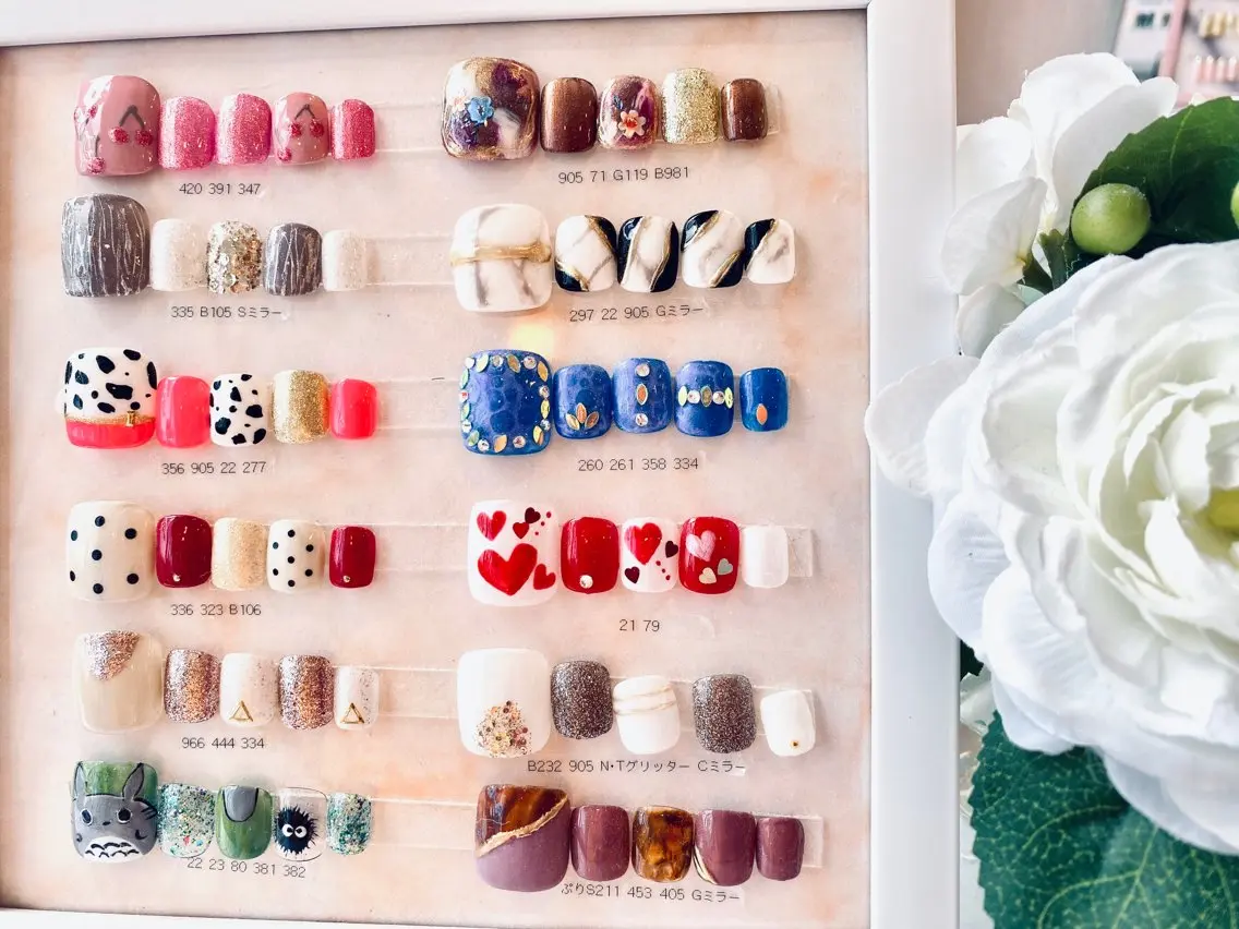 ネイル アートネイル フットネイル Nail1wang ネイルワンのネイルデザイン