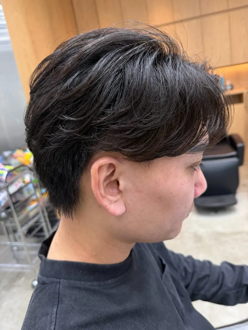 パーマ メンズ fifth天神 パーマ特化/石橋航海のヘアスタイル