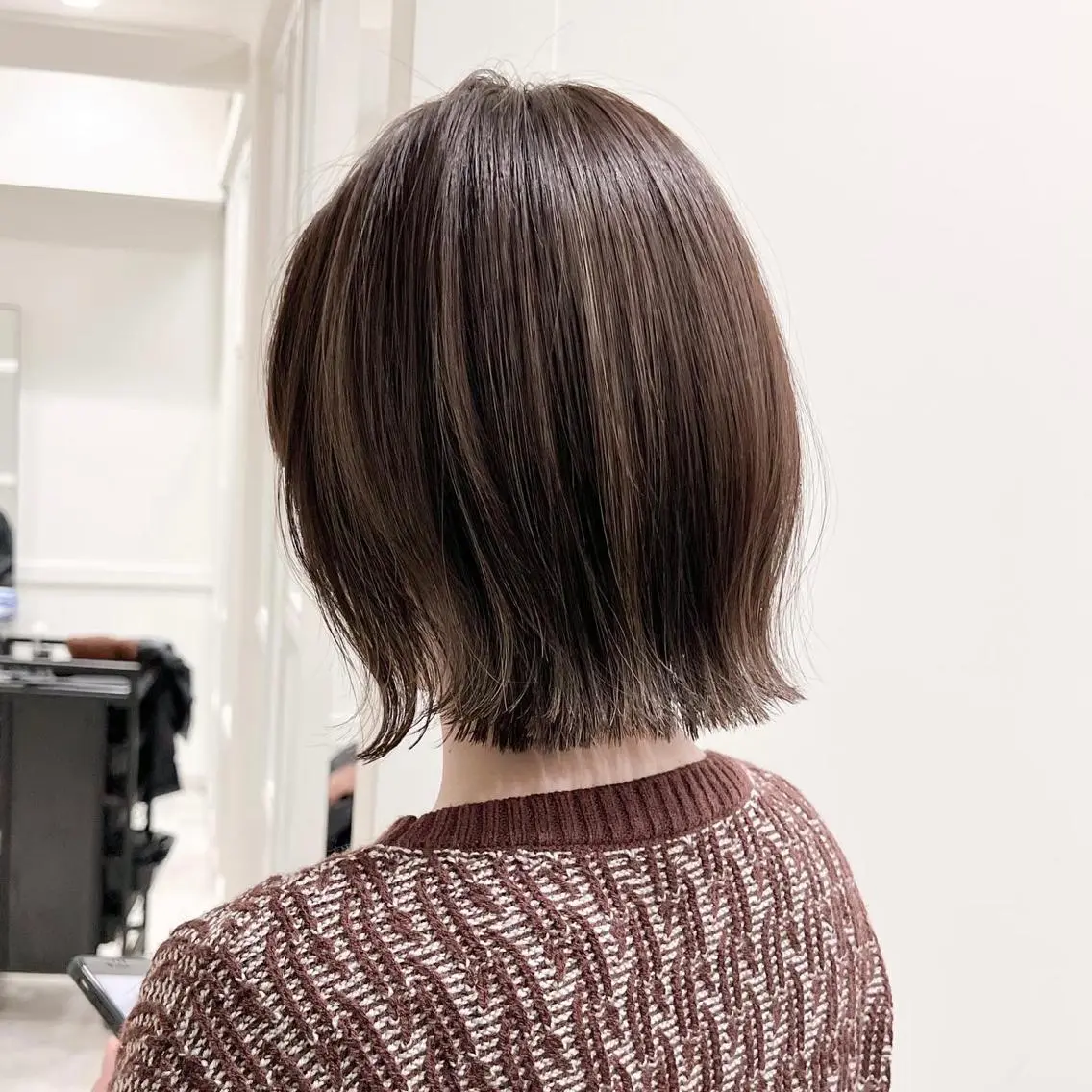 ショート カラー 切りっぱなしボブ ショートボブ 透明感カラー ボブ 顔周りカット ✨天使の美髪✨ ショートカット✨中山のヘアスタイル