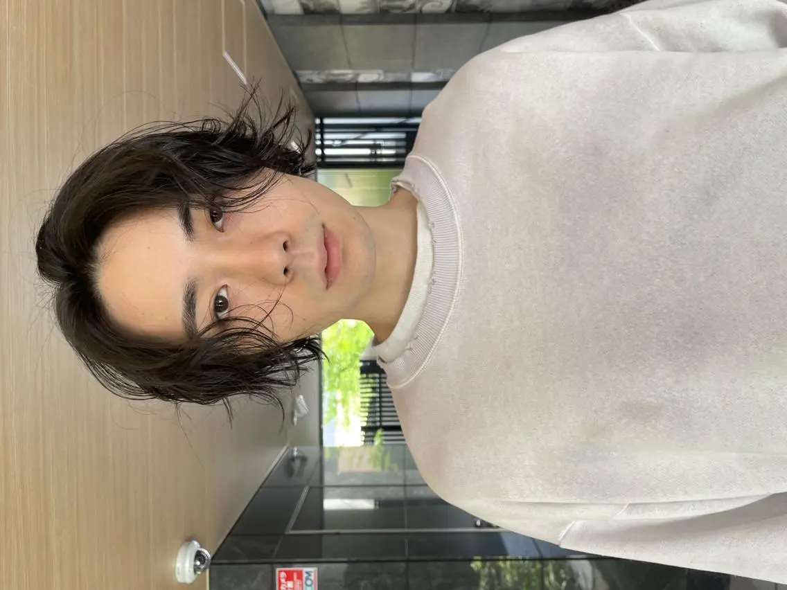 ショート パーマ メンズ ショートボブ メンズブリーチ メンズハイライト メンズインナーカラー メンズ韓国風 カット パーマ honen hairのヘアスタイル