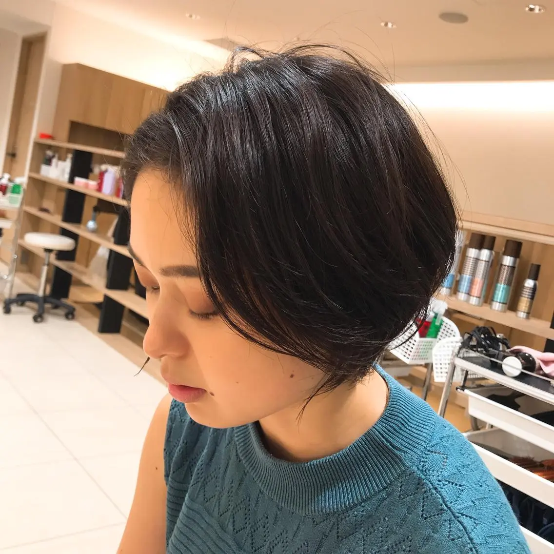 ショート 関 沙緒里のヘアスタイル