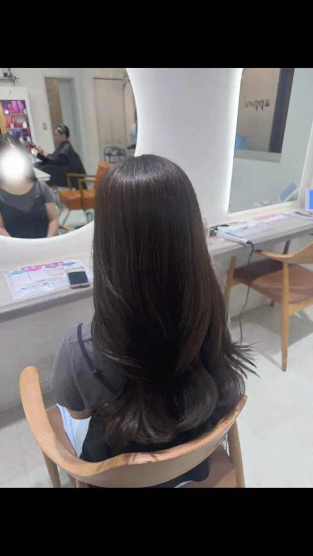 ロング カラー ヘアカラー 戸張 渚のヘアスタイル