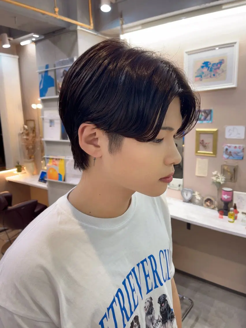 パーマ メンズ ダウンパーマ メンズパーマ ニュアンスパーマ カット パーマ MIES amane(アマネ)のヘアスタイル