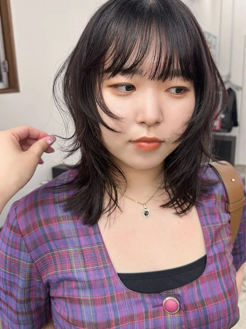 セミロング カラー カット ヘアカラー トリートメント 🐏nao /レイヤーカット🐏のヘアスタイル