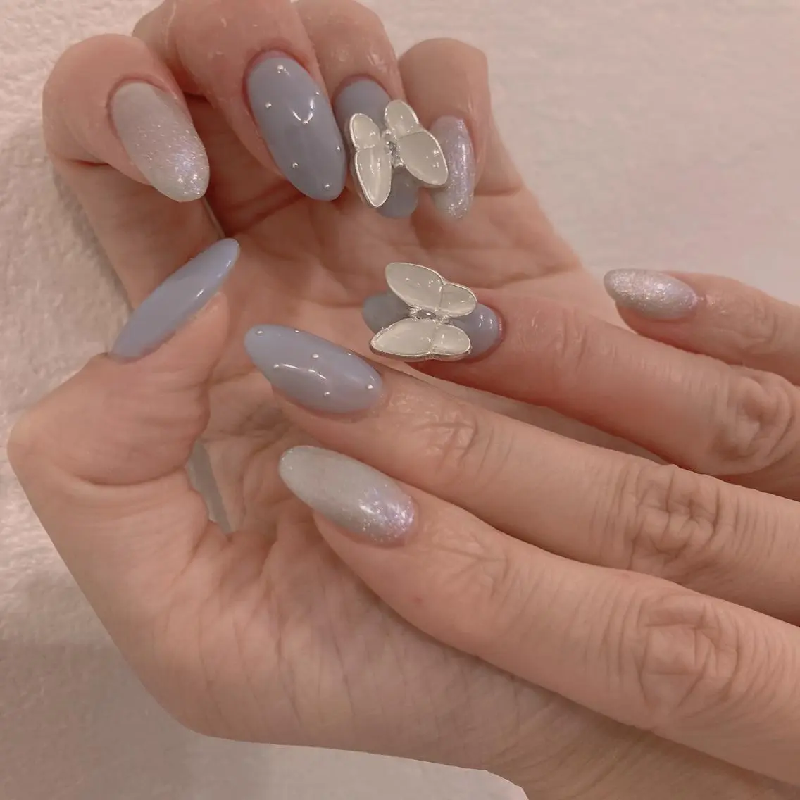 ネイル ハンドネイル 韓国ネイル/ワンホン ネイル🎀表参道3分のネイルデザイン