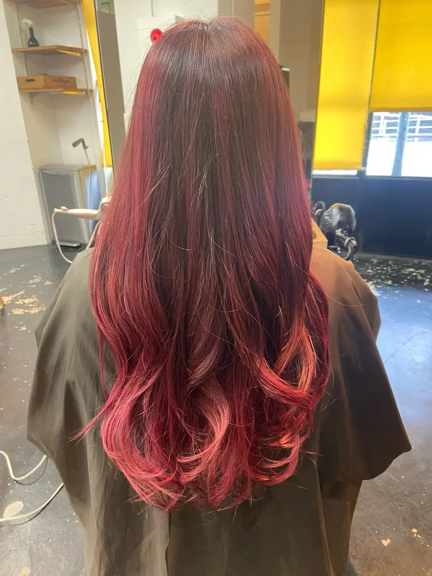ロング 豊島 陽子のヘアスタイル