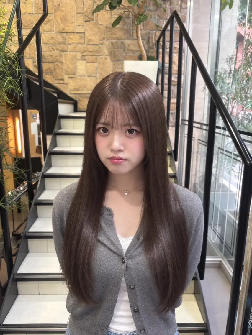 ロング ヘアカラー ハイトーン/透明感 カイリ💕🫧のヘアスタイル