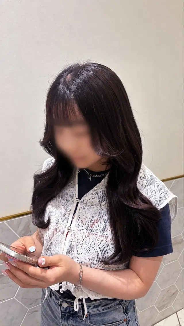 ロング カラー Runa 🩷ྀིのヘアスタイル