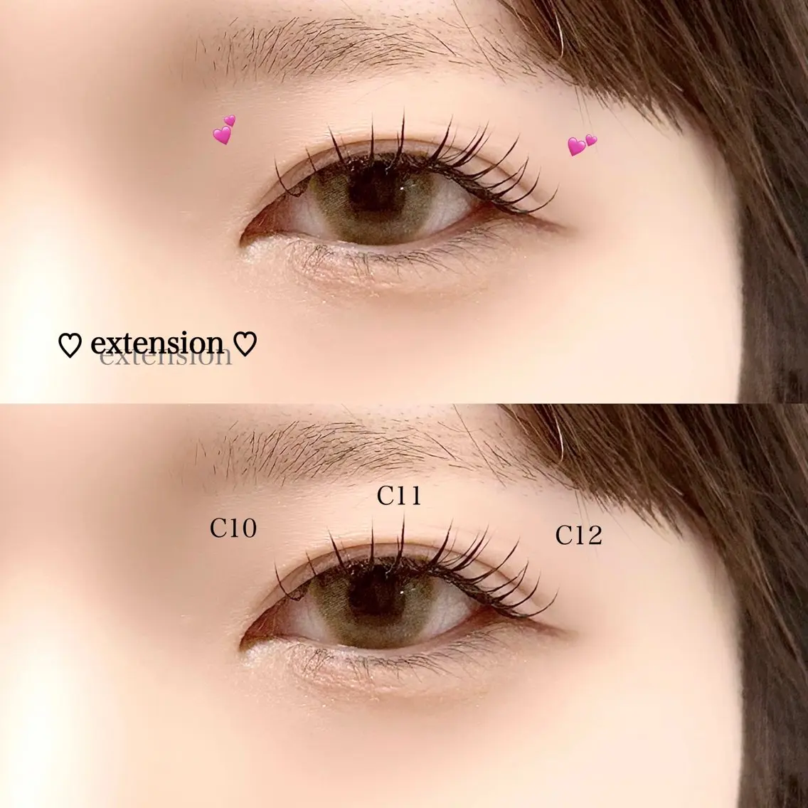 マツエク・マツパ Lucy's Eyelash小倉店のマツエク・マツパデザイン