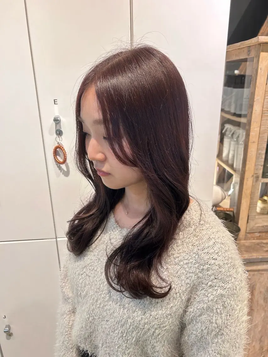 ロング カラー ヘアカラー 艶カラー🫧/ 板倉かなみのヘアスタイル