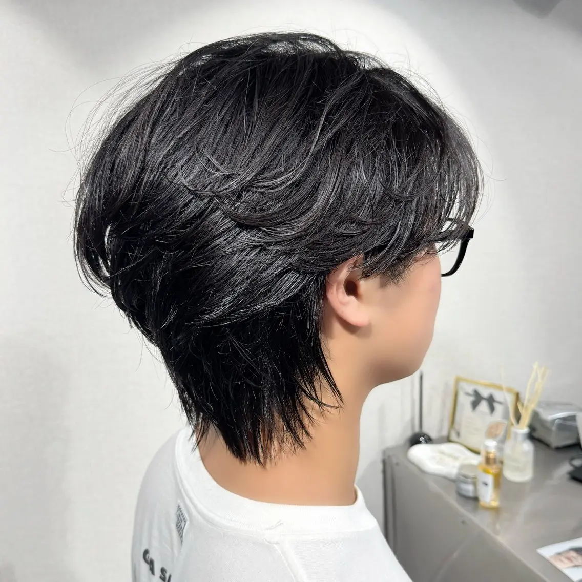 【✂️写真動画撮影OKな方✂️】メンズカット×ニュアンスパーマ センターパート/ツーブロックの写真