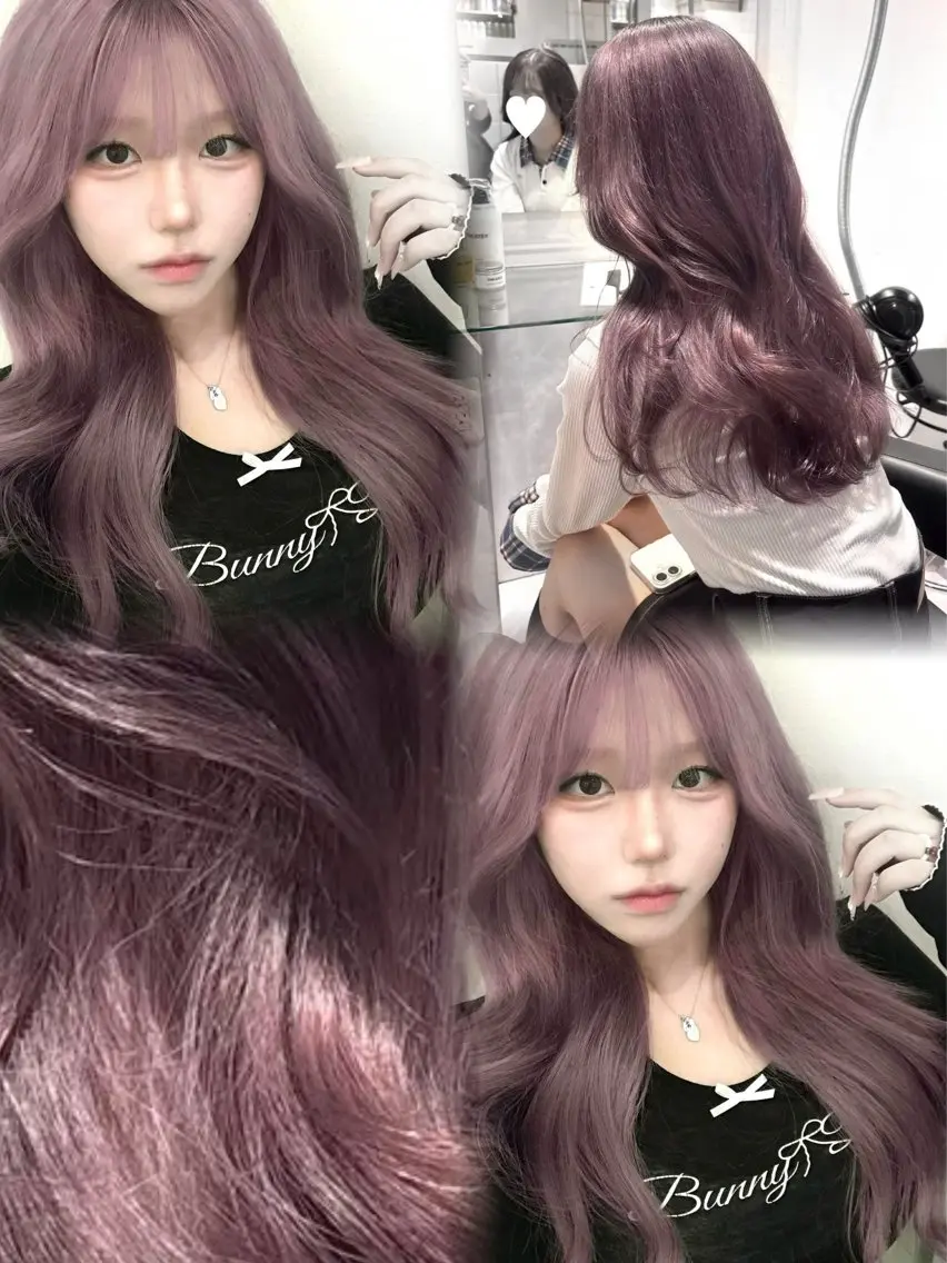 ロング ヘアカラー ブリーチありなし× 淡色🎀𝑼𝑻𝑨のヘアスタイル