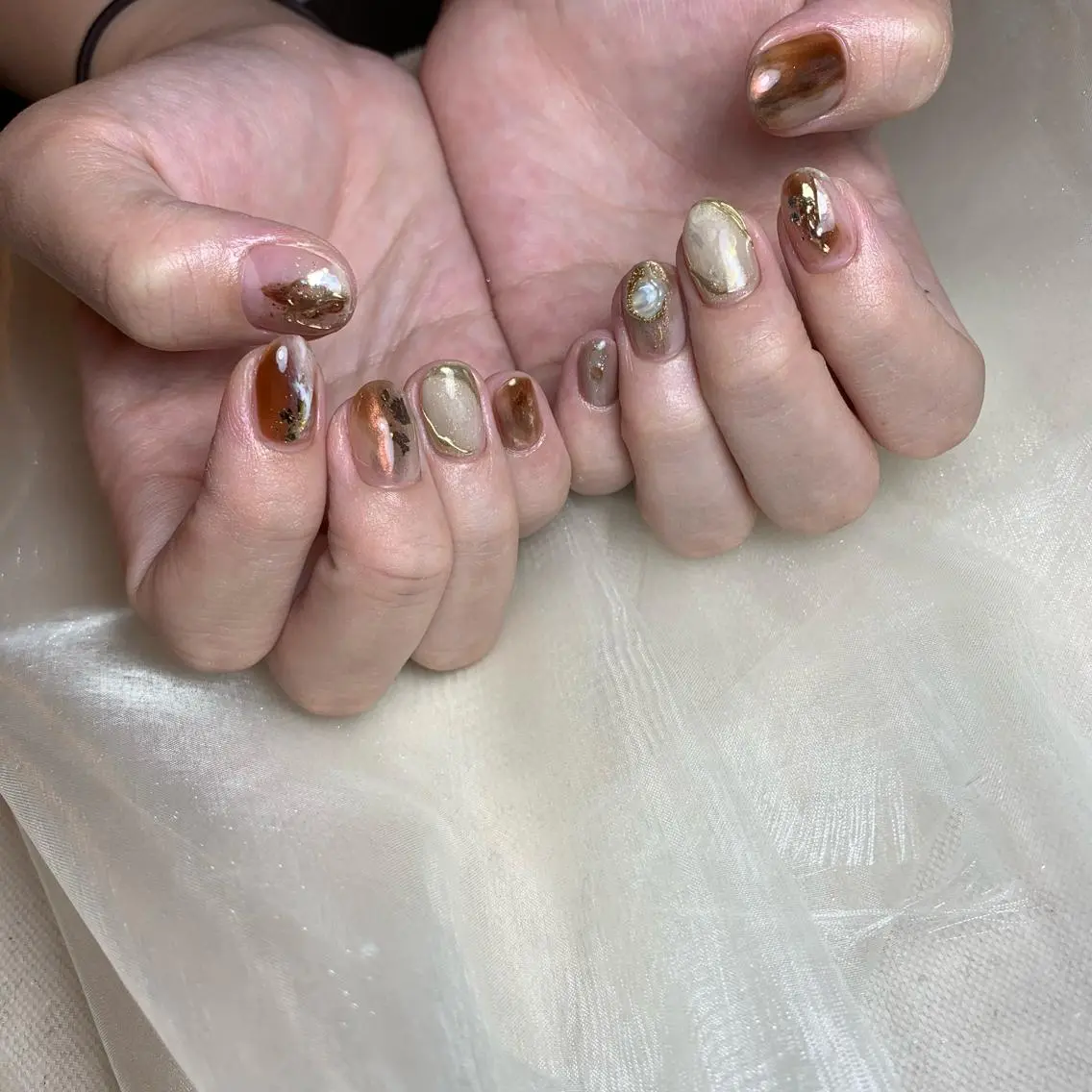 ネイル ハンドネイル 里見 麗のネイルデザイン