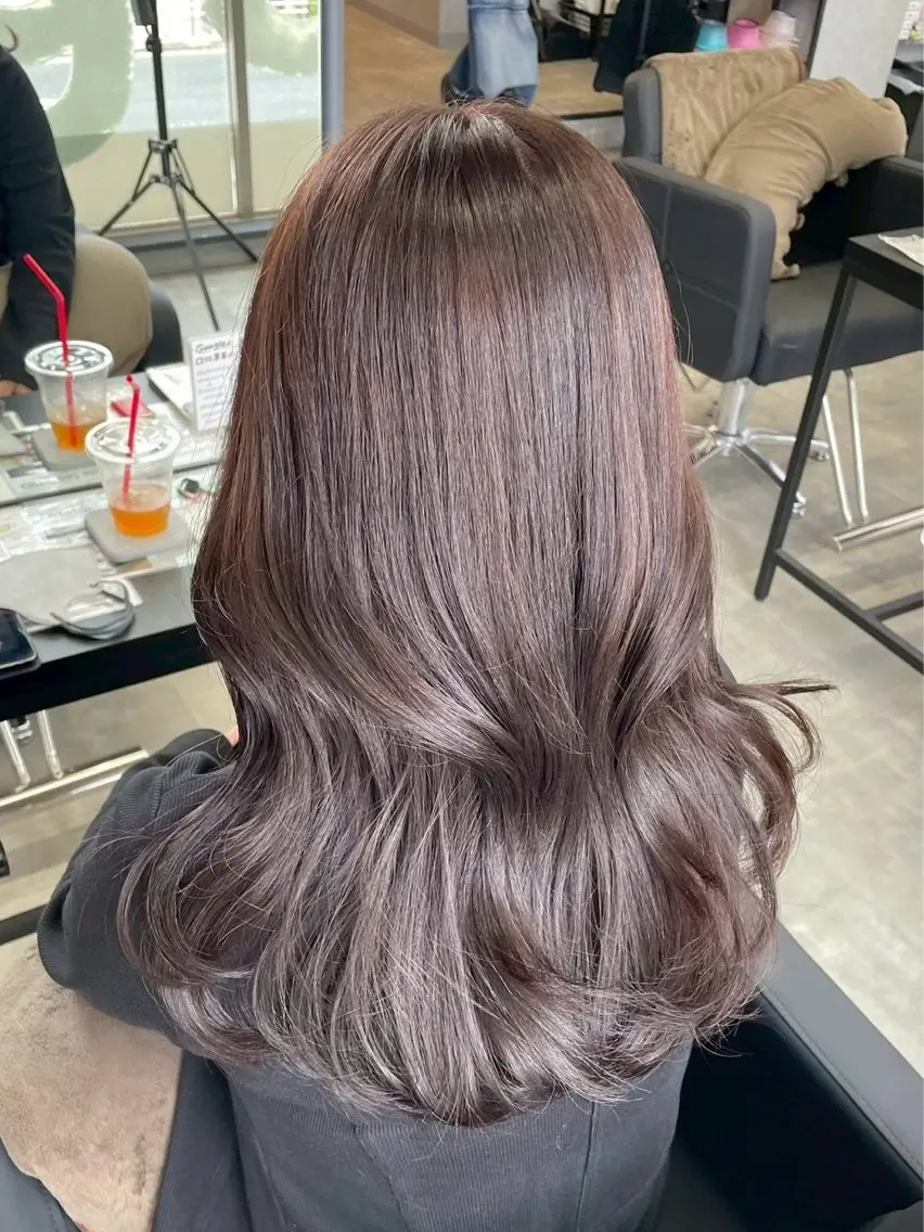 カラー りこ / 透明感カラー🎀🫧のヘアスタイル