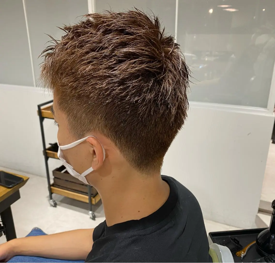 メンズ カット たなか もえなのヘアスタイル