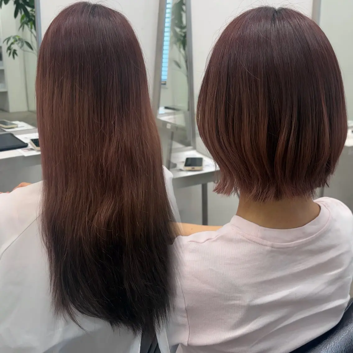 ショート ボブ カット トリートメント 韓国ヘア🇰🇷 HINAのヘアスタイル