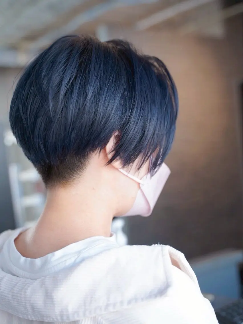 ショート カラー ヘアカラー トリートメント SHO 👻原宿 /艶カラーのヘアスタイル