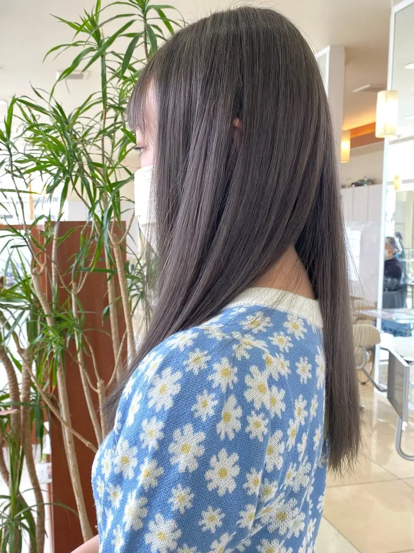 カラー ヘアカラー トリートメント 💖改善カラー 板倉百花💖のヘアスタイル
