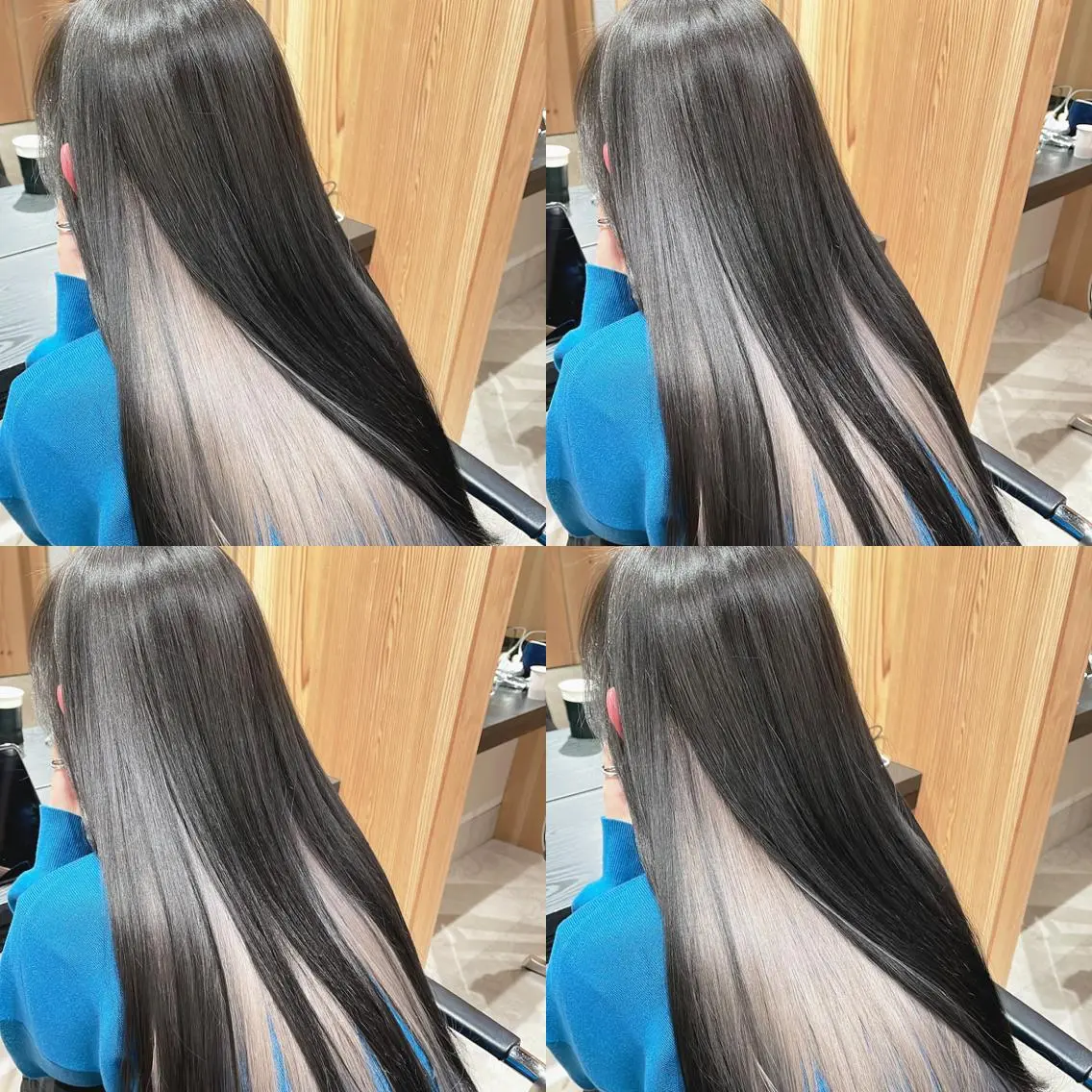カラー ブリーチ インナーカラー ヘアカラー トリートメント 渋谷:インナーカラー ／🍒エリカ🍒のヘアスタイル
