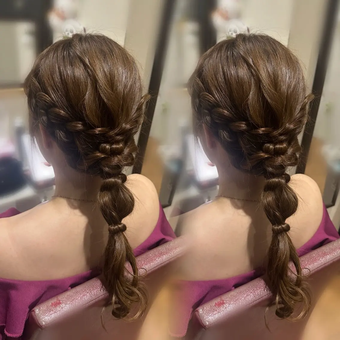 ヘアアレンジ ヘアセット 佐々木 玲のヘアスタイル