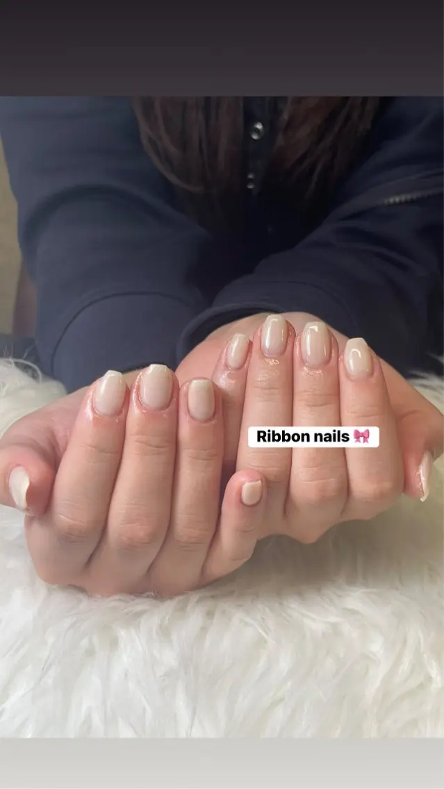 ネイル フレンチネイル ジェルネイル マグネットネイル 持ち込み ニュアンスネイル NiJi Nailsのネイルデザイン