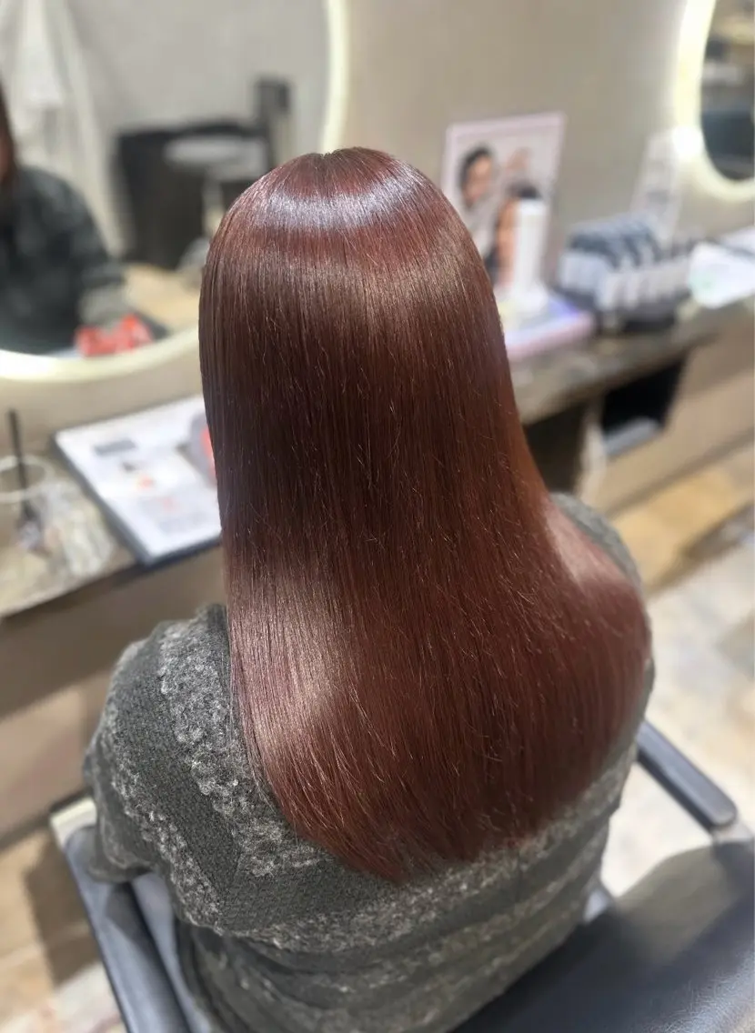 ロング カラー カット ヘアカラー トリートメント  ︎︎ 🍒アイハラサナ🍒のヘアスタイル