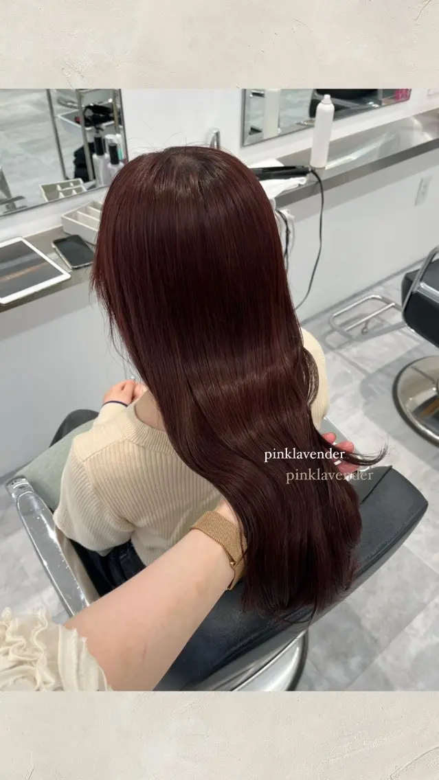 ロング カラー カット ヘアカラー トリートメント ParveMix ♡白神みやびのヘアスタイル