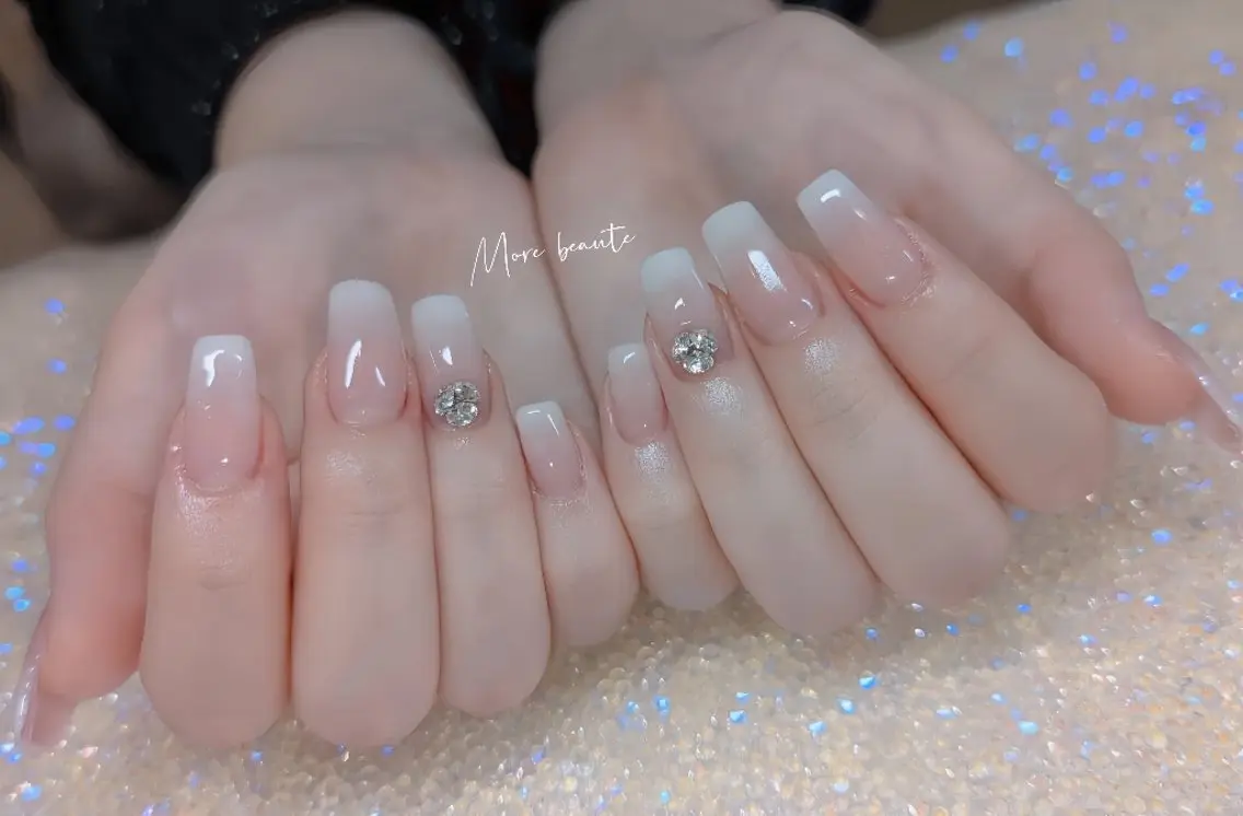ネイル 長さ出し ジェルネイル ハート 韓国ネイル マグネットネイル ハンドネイル I LOVE ME NAIL.。.:*♡のネイルデザイン