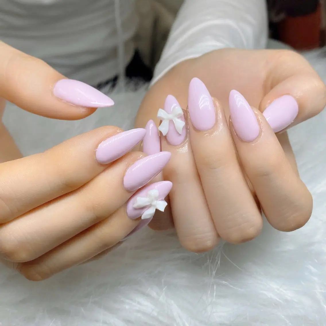 ネイル チークネイル フレンチネイル グラデーション キラキラネイル 韓国ネイル Minette nailHuongのネイルデザイン