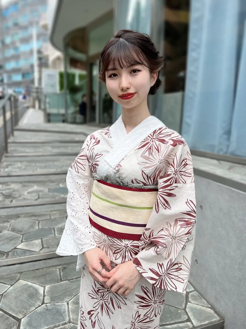 👘　浴衣　着付けの写真