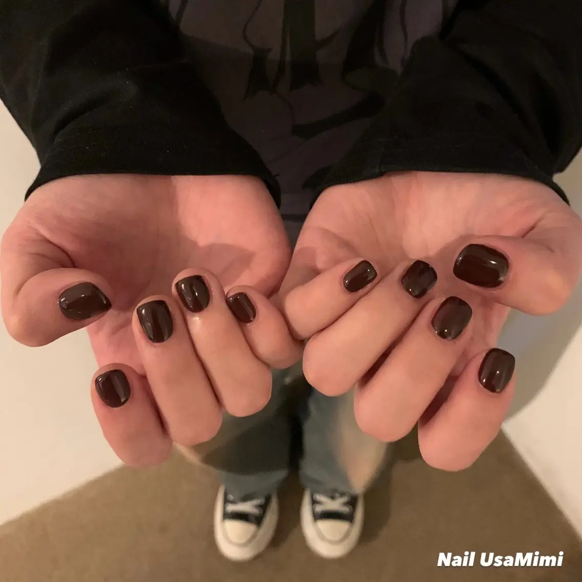 ネイル ジェルネイル キラキラネイル ワンカラーネイル パラジェル シンプルネイル NAIL DOT STUDIO堺筋本町のネイルデザイン