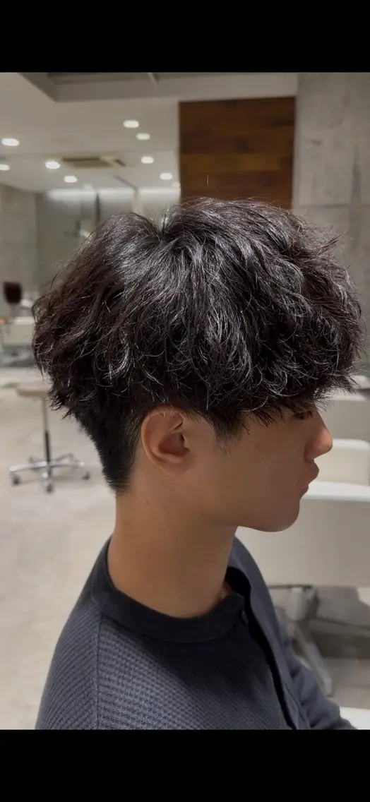 パーマ メンズ メンズパーマ milli 佐藤 蓮 🤏のヘアスタイル