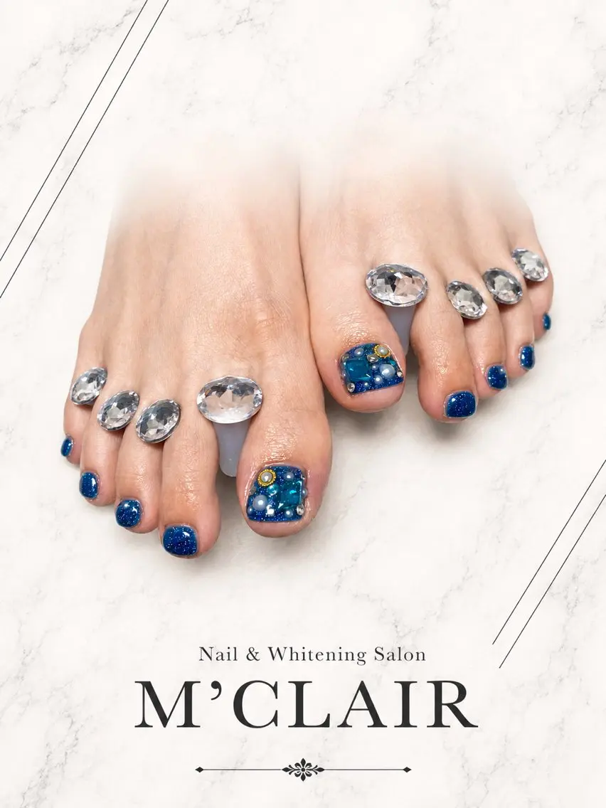 ネイル フットネイル M'CLAIR makikoのネイルデザイン