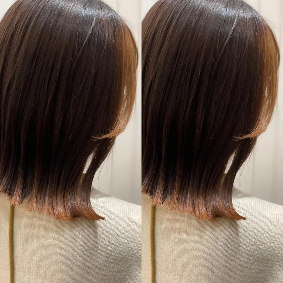 セミロング Snaly カラー特化ページのヘアスタイル