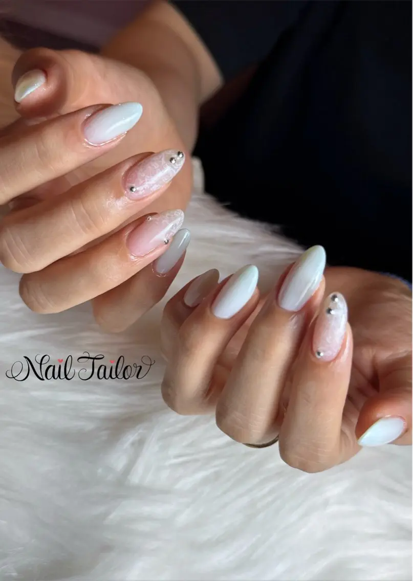 ネイル レース ハンドネイル NailTailor ネイルテイラーのネイルデザイン