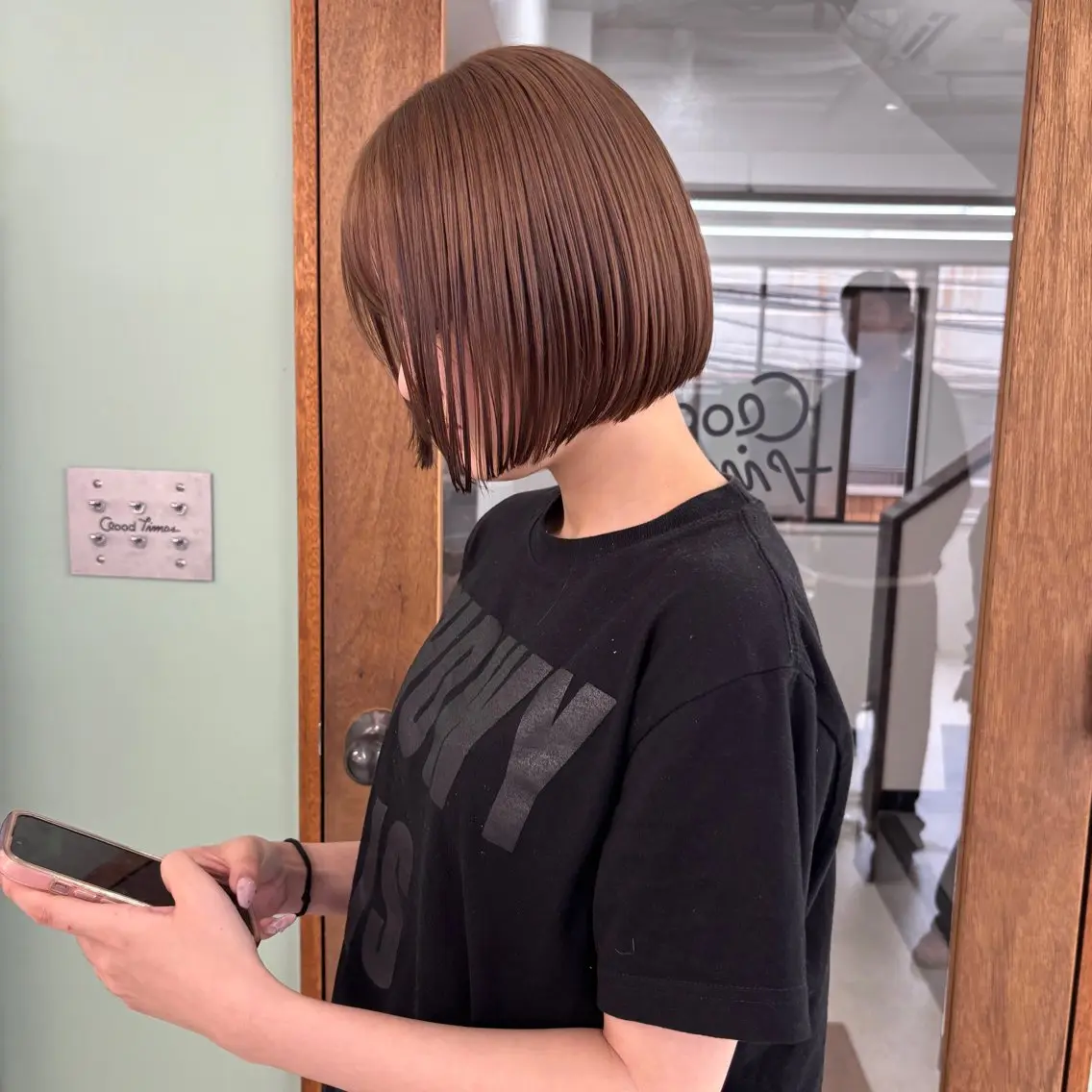 ショート カラー ヘアカラー 🎀【透明感カラー 縮毛矯正】さえ🎀のヘアスタイル