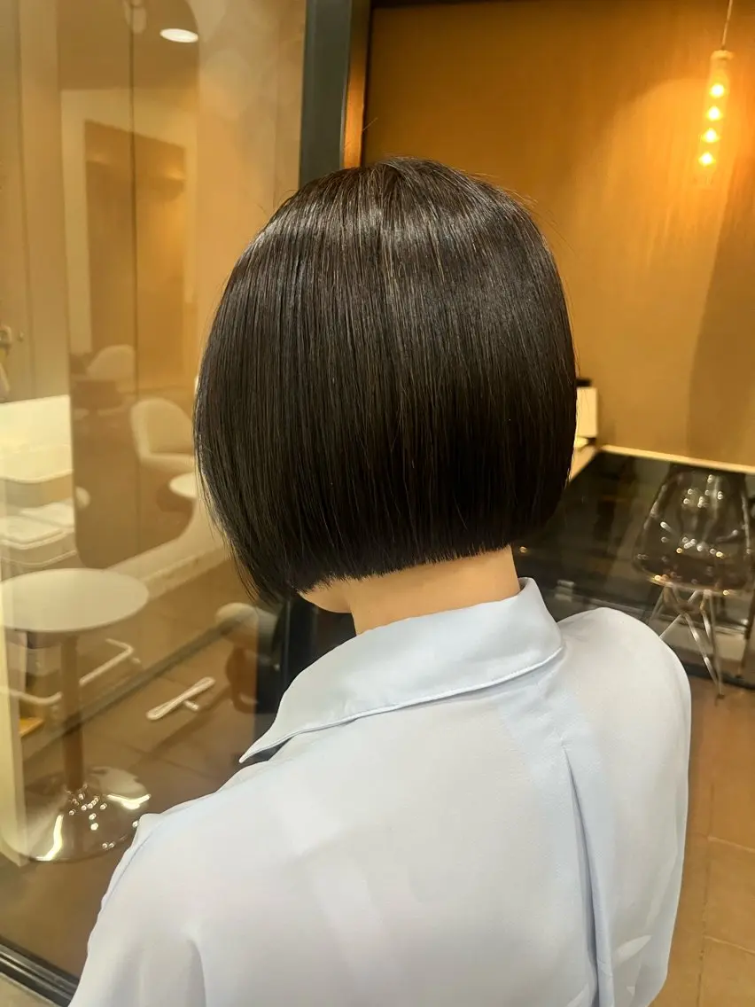 ショート カラー ボブショートカラー ✂️ツムギ♡のヘアスタイル