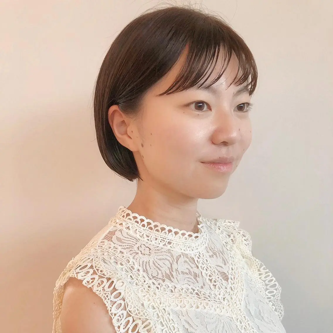 ショート カラー ショートボブ ボブ ショートヘア カット ヘアカラー トリートメント 角田 翔太郎のヘアスタイル