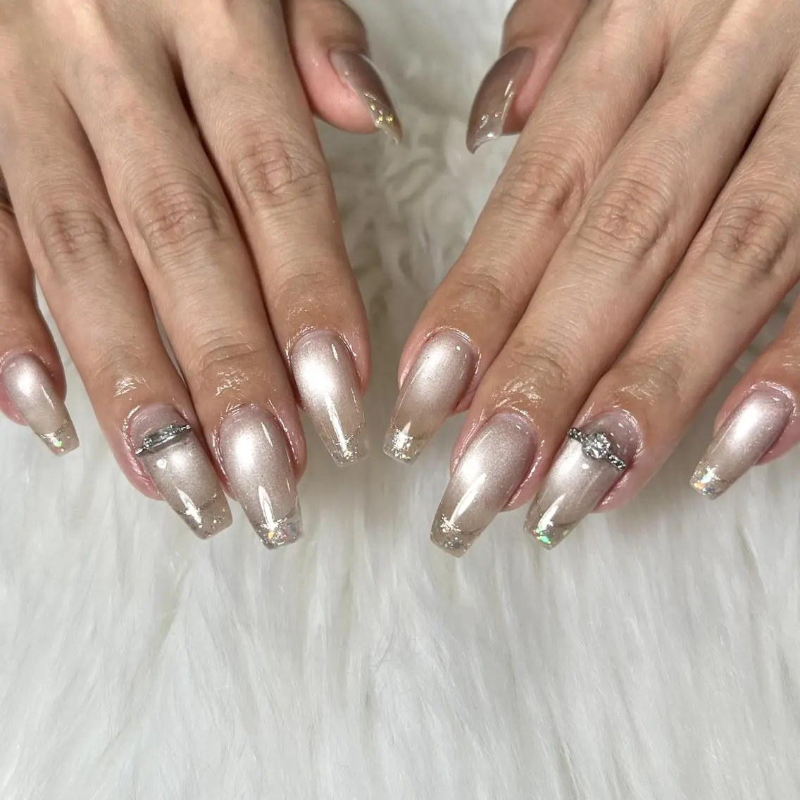 ネイル Azusa🩵 ネイル💅🏻南森町のネイルデザイン