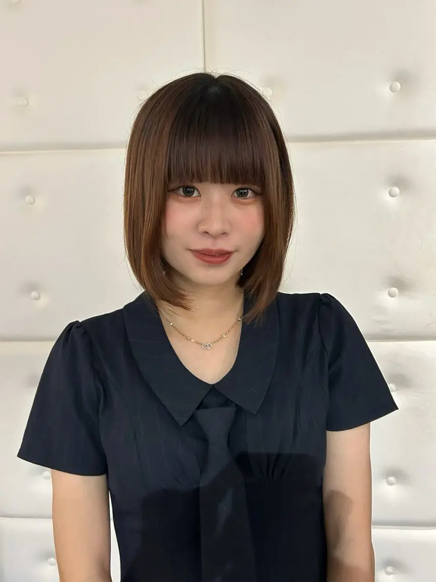 ショート ボブ カット トリートメント NanaKo 表参道 レイヤー/ハッシュのヘアスタイル